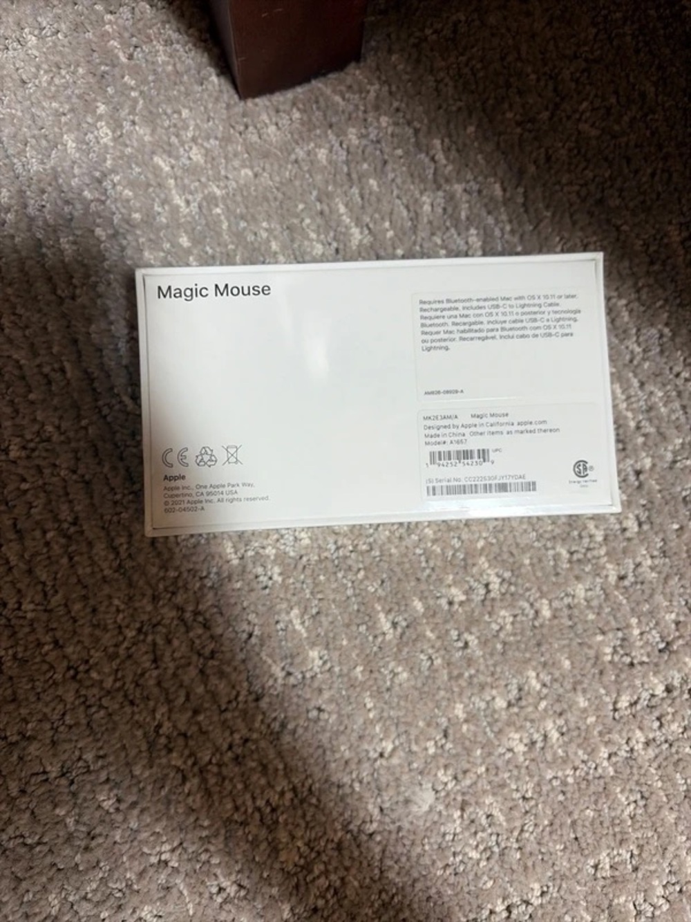 Apple Magic Keyboard with Numeric Keypad Magic Mouse - White - Picture 2 of 3